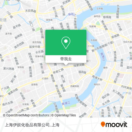 上海伊奴化妆品有限公司地图