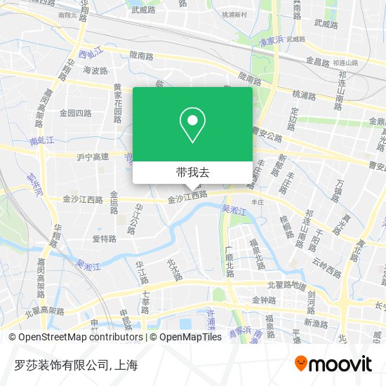 罗莎装饰有限公司地图