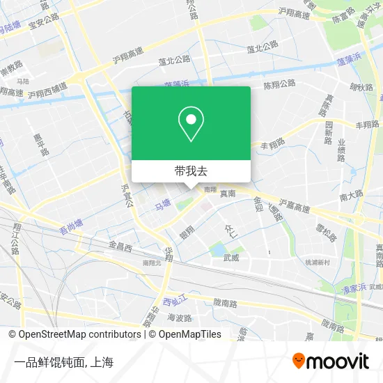 一品鲜馄钝面地图