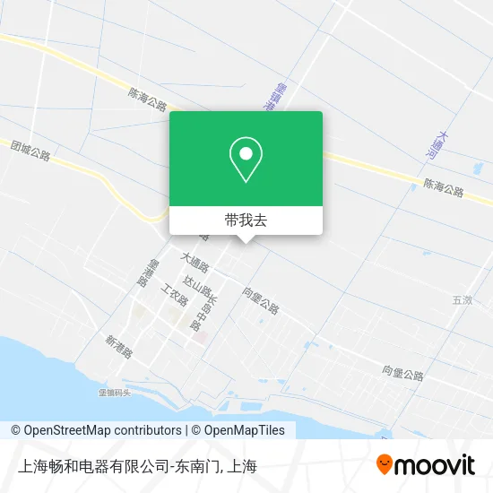 上海畅和电器有限公司-东南门地图