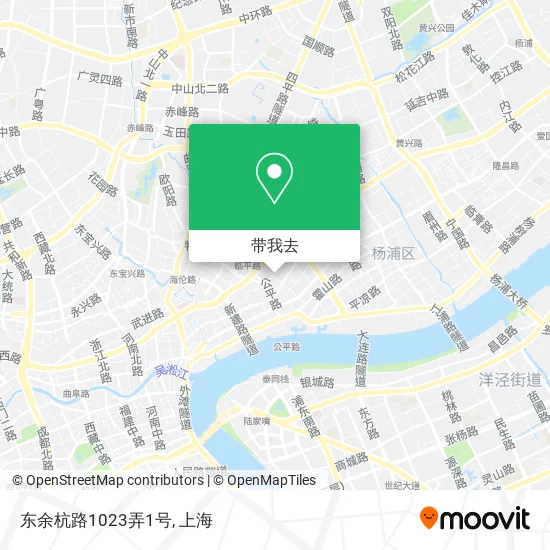 东余杭路1023弄1号地图