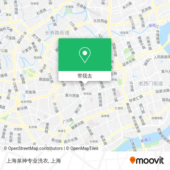 上海泉神专业洗衣地图