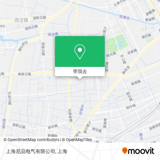 上海尼品电气有限公司地图