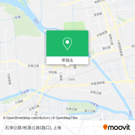 石泖公路/松蒸公路(路口)地图