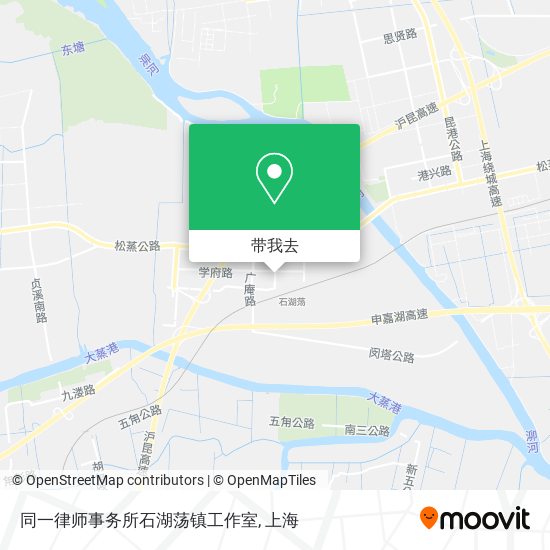 同一律师事务所石湖荡镇工作室地图