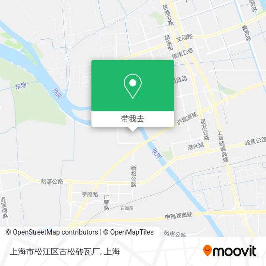 上海市松江区古松砖瓦厂地图