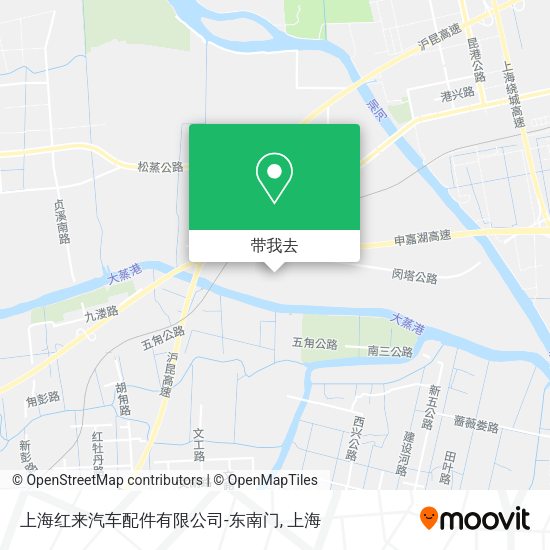 上海红来汽车配件有限公司-东南门地图
