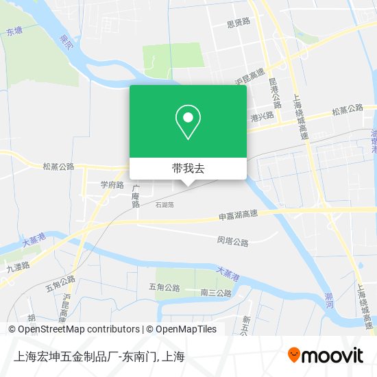 上海宏坤五金制品厂-东南门地图