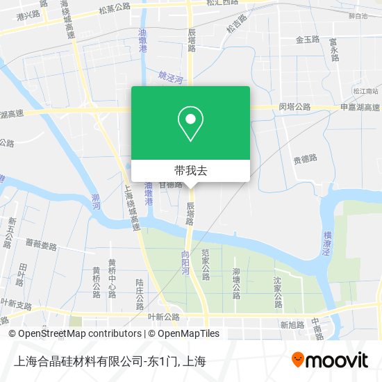 上海合晶硅材料有限公司-东1门地图