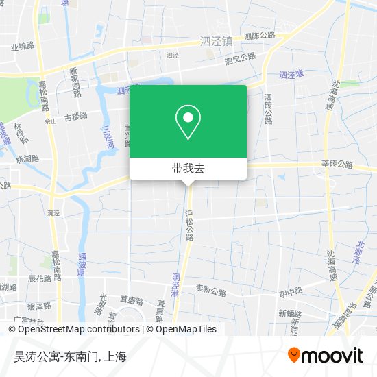 昊涛公寓-东南门地图