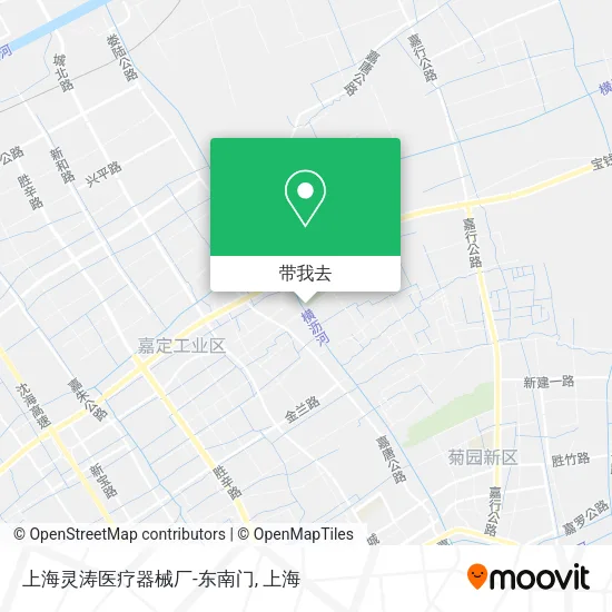 上海灵涛医疗器械厂-东南门地图