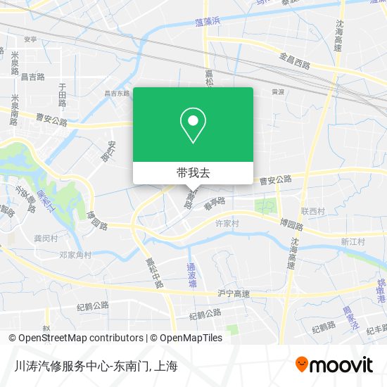 川涛汽修服务中心-东南门地图