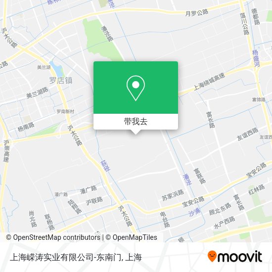 上海嵘涛实业有限公司-东南门地图