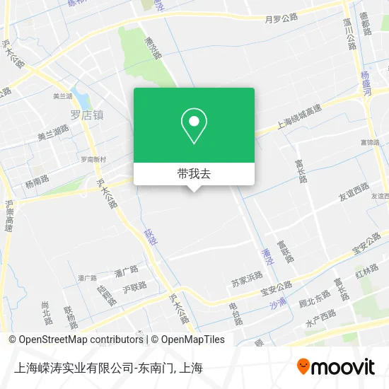 上海嵘涛实业有限公司-东南门地图