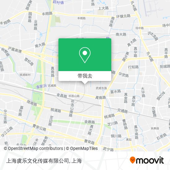 上海虞乐文化传媒有限公司地图