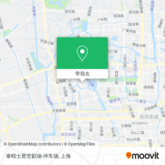 泰晤士星空剧场-停车场地图
