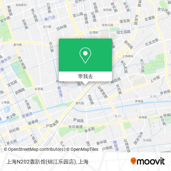 上海N202轰趴馆(锦江乐园店)地图