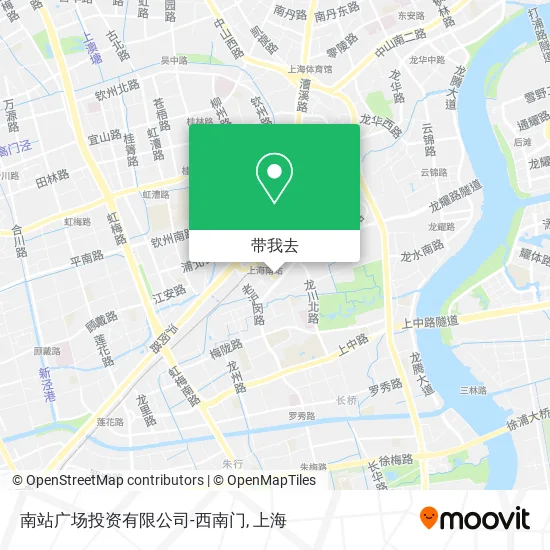 南站广场投资有限公司-西南门地图