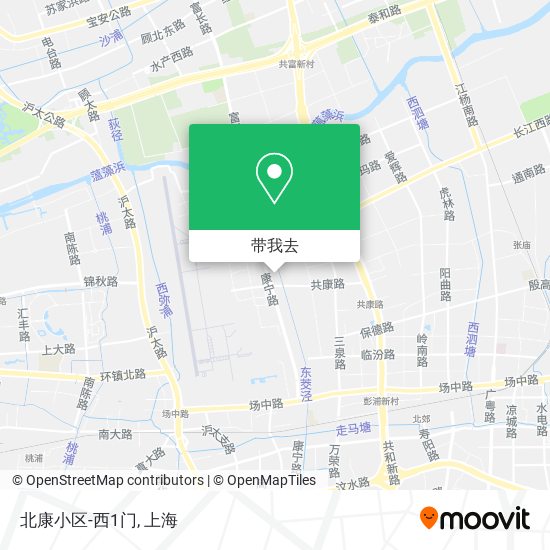 北康小区-西1门地图