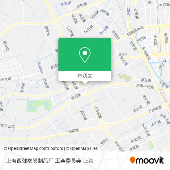 上海西郊橡胶制品厂-工会委员会地图