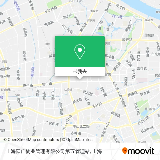 上海阳广物业管理有限公司第五管理站地图