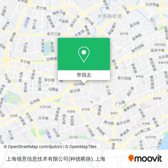 上海领意信息技术有限公司(种德桥路)地图