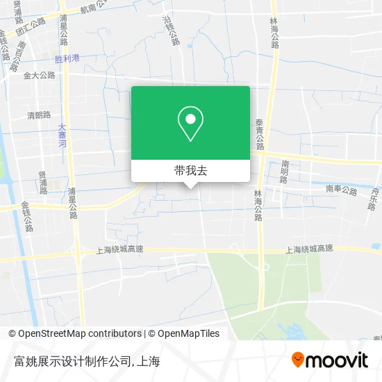 富姚展示设计制作公司地图