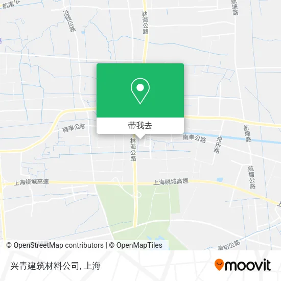 兴青建筑材料公司地图
