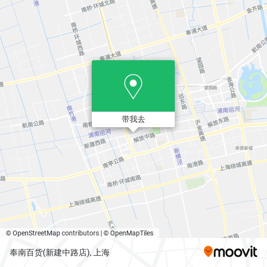 奉南百货(新建中路店)地图