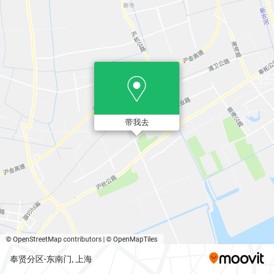奉贤分区-东南门地图