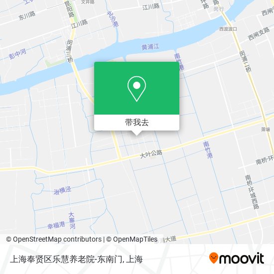 上海奉贤区乐慧养老院-东南门地图