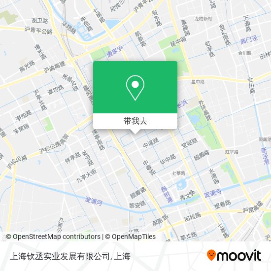 上海钦丞实业发展有限公司地图