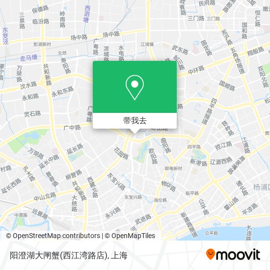 阳澄湖大闸蟹(西江湾路店)地图
