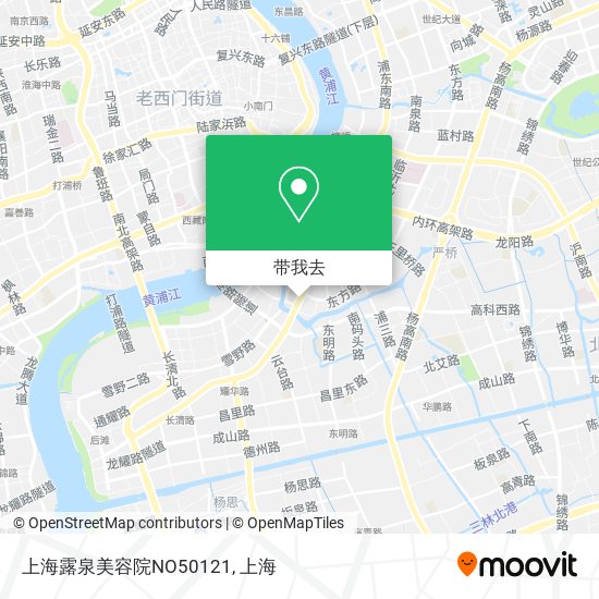 上海露泉美容院NO50121地图