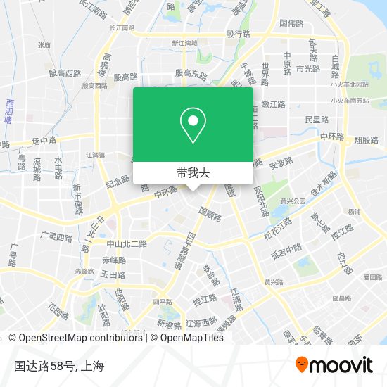 国达路58号地图