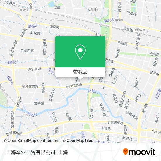 上海军羽工贸有限公司地图