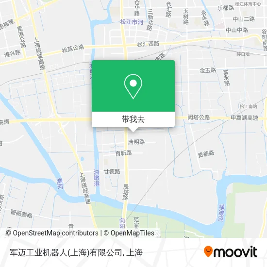 军迈工业机器人(上海)有限公司地图