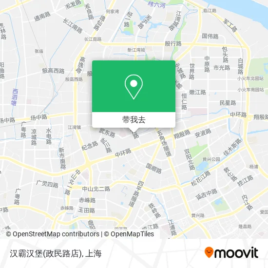 汉霸汉堡(政民路店)地图