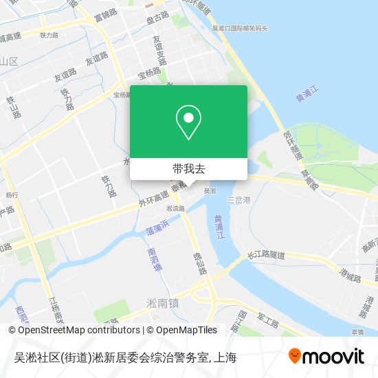 吴淞社区(街道)淞新居委会综治警务室地图