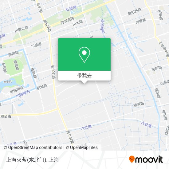 上海火蓝(东北门)地图