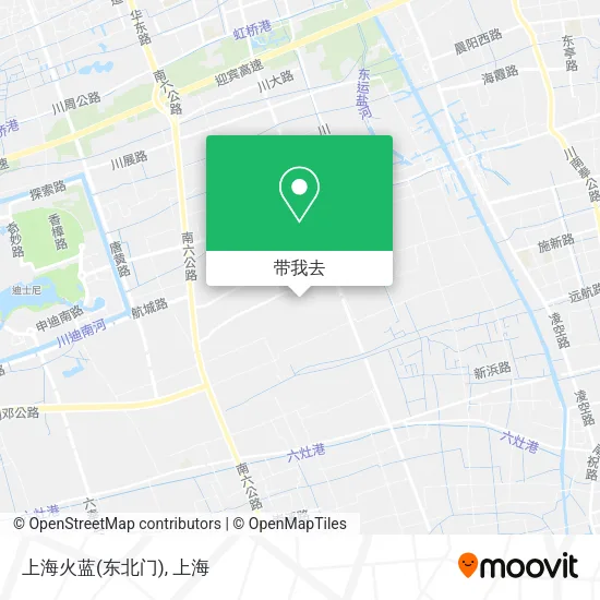 上海火蓝(东北门)地图