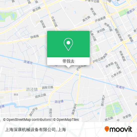上海深康机械设备有限公司地图