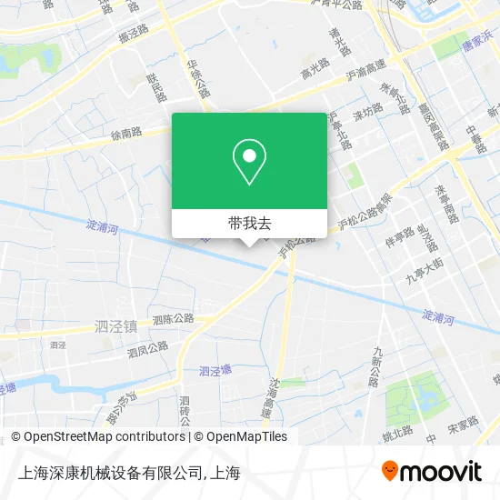 上海深康机械设备有限公司地图