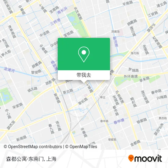 森都公寓-东南门地图