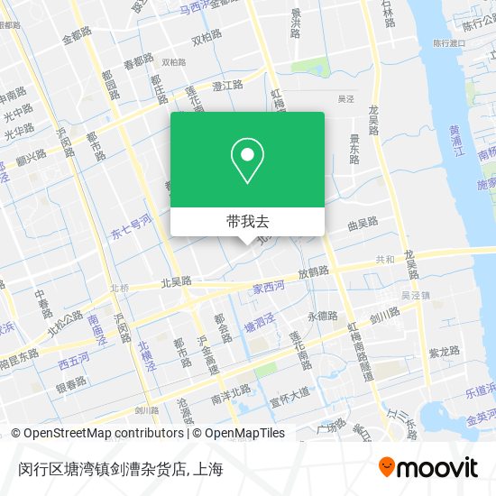 闵行区塘湾镇剑漕杂货店地图