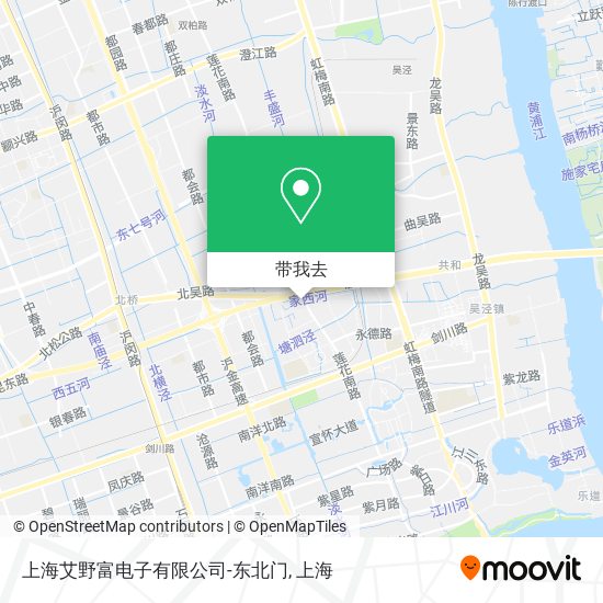 上海艾野富电子有限公司-东北门地图