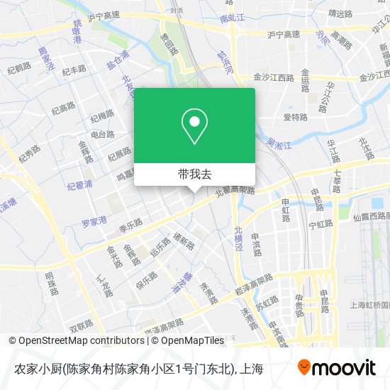 农家小厨(陈家角村陈家角小区1号门东北)地图