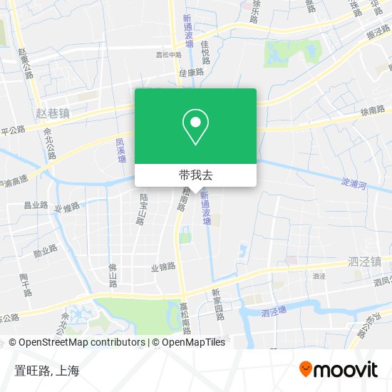 置旺路地图