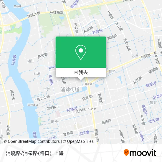 浦晓路/浦泉路(路口)地图