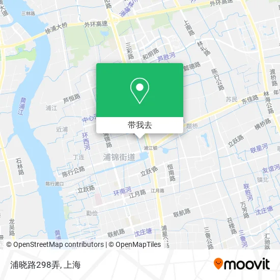浦晓路298弄地图